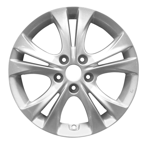 2011 hyundai sonata wheel 17 silver aluminum 5 lug w70803as 2