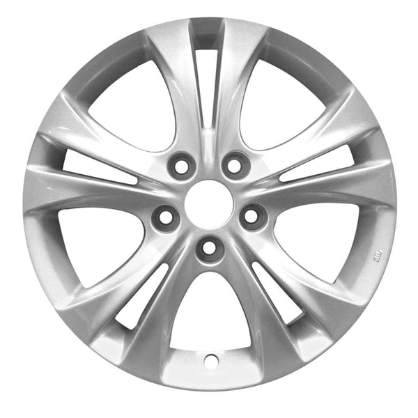 2011 hyundai sonata wheel 17 silver aluminum 5 lug w70803bs 2