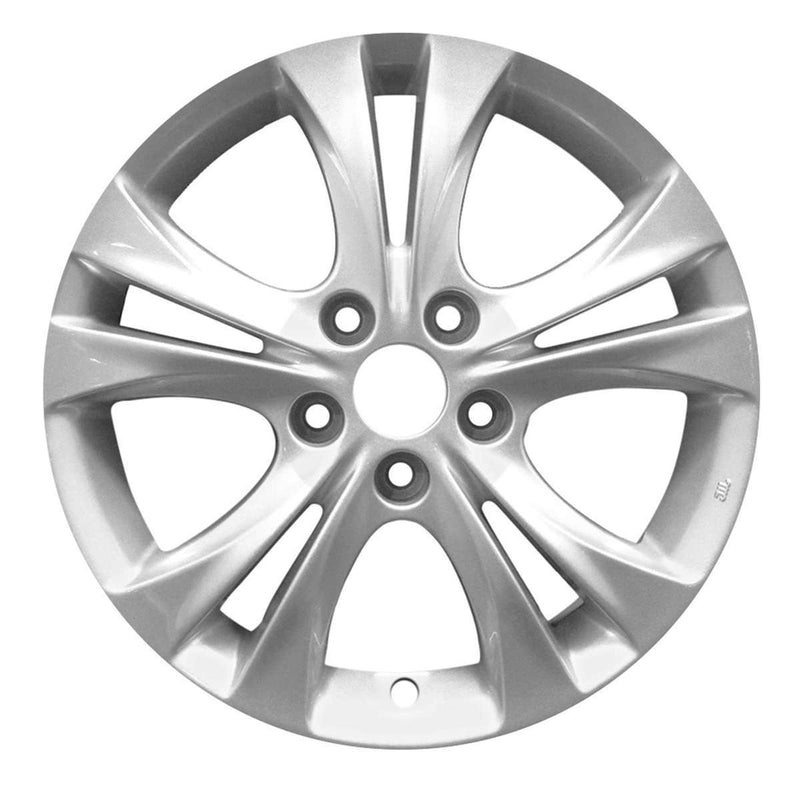 2012 hyundai sonata wheel 17 silver aluminum 5 lug w70803bs 3