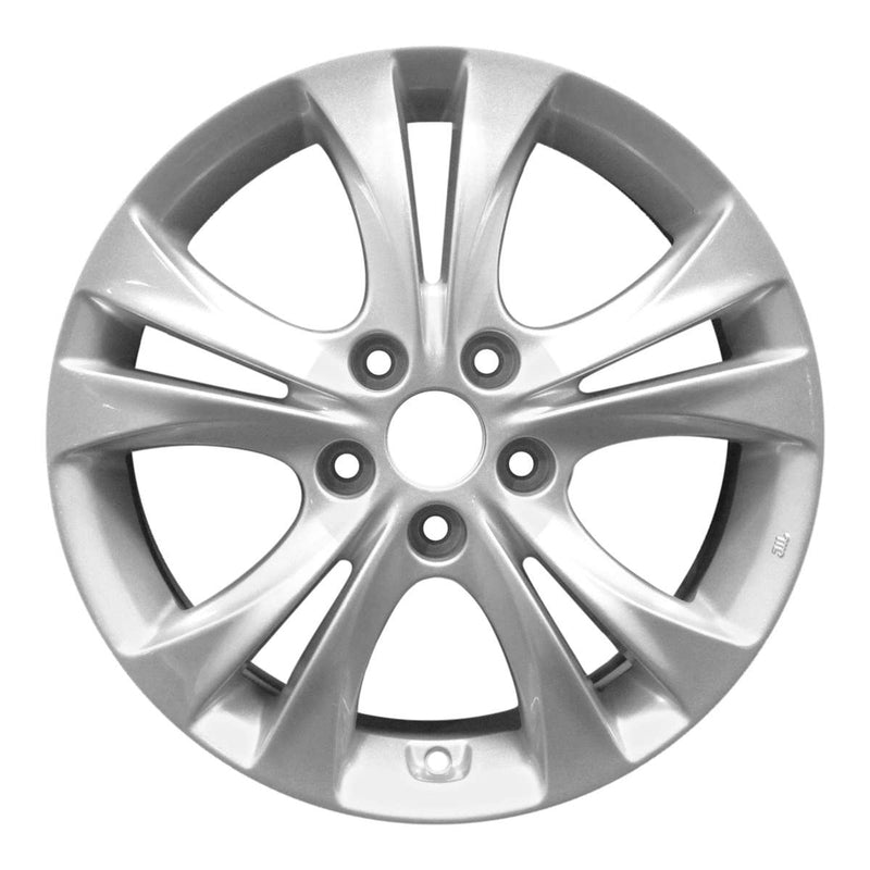 2013 hyundai sonata wheel 17 silver aluminum 5 lug w70803s 3