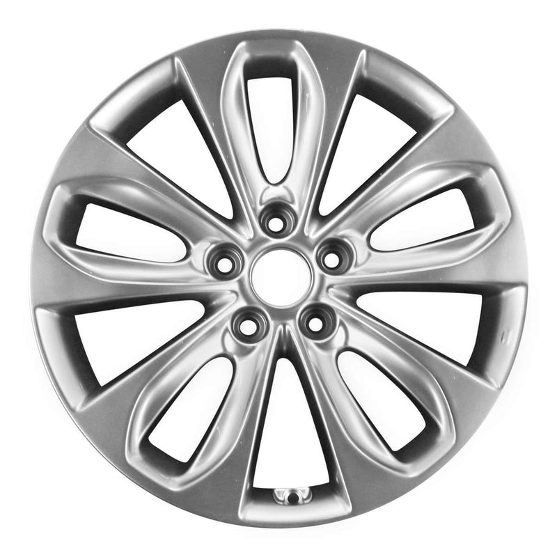 2013 hyundai sonata wheel 18 hyper aluminum 5 lug w70804h 3