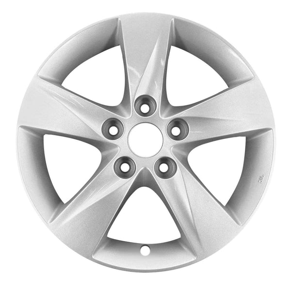 2011 hyundai elantra wheel 16 silver aluminum 5 lug w70806as 1