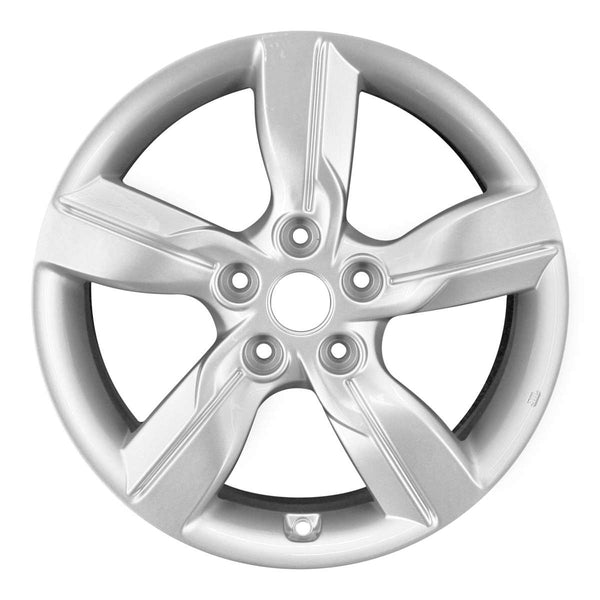 2014 hyundai veloster wheel 17 silver aluminum 5 lug rw70812s 3