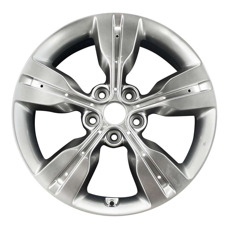 2012 hyundai veloster wheel 18 hyper aluminum 5 lug rw70813h 1