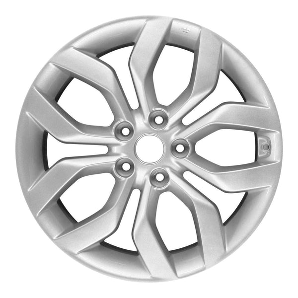 2012 hyundai veloster wheel 18 silver aluminum 5 lug w70814s 1