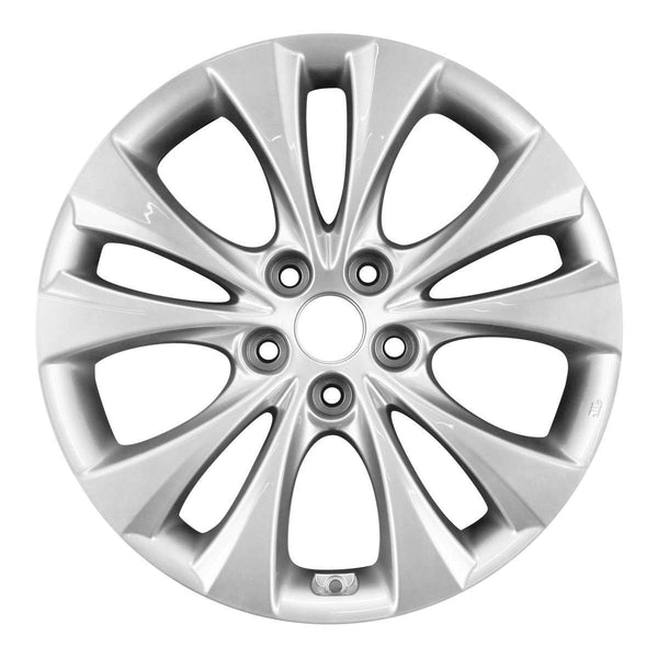 2012 hyundai azera wheel 18 silver aluminum 5 lug w70830s 1