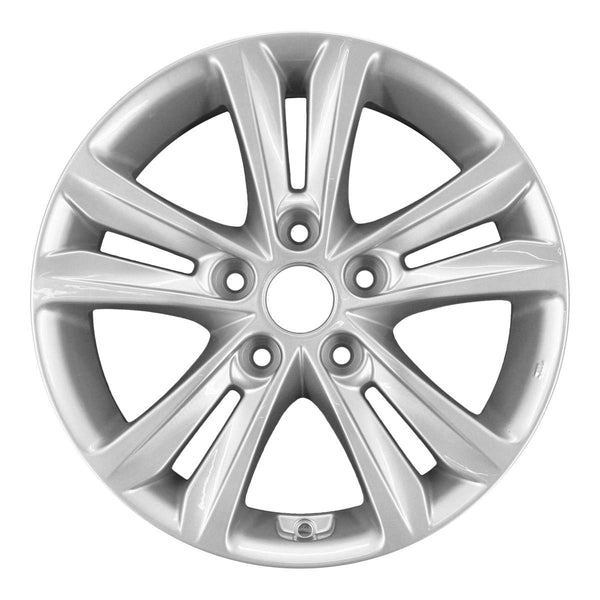 2013 hyundai elantra wheel 16 silver aluminum 5 lug w70837s 1
