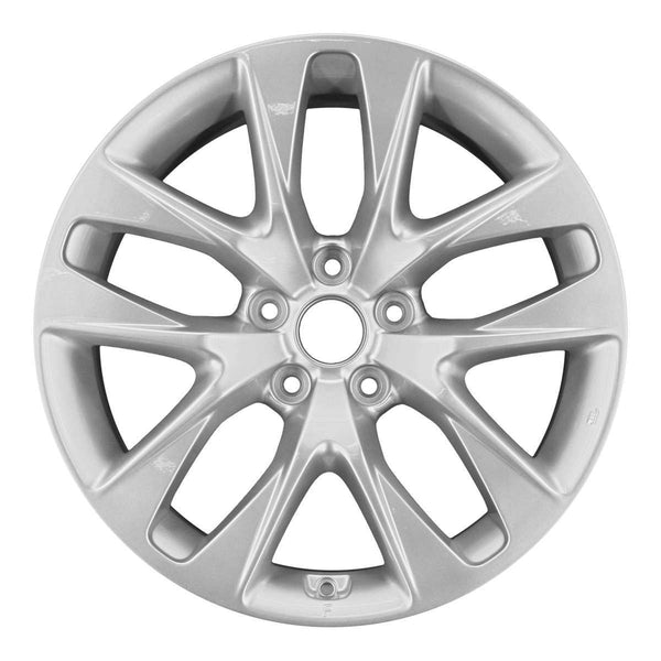 2016 hyundai genesis wheel 18 silver aluminum 5 lug w70839s 5