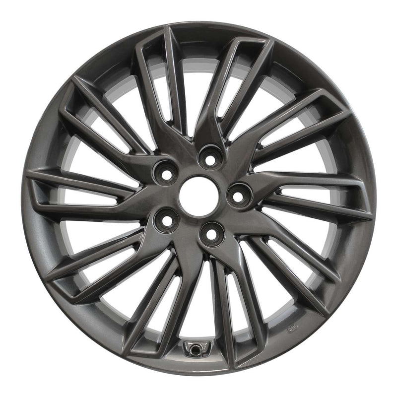 2013 hyundai veloster wheel 18 charcoal aluminum 5 lug w70850c 2