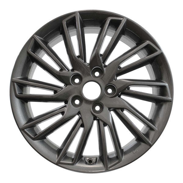 2012 hyundai veloster wheel 18 charcoal aluminum 5 lug w70850c 1