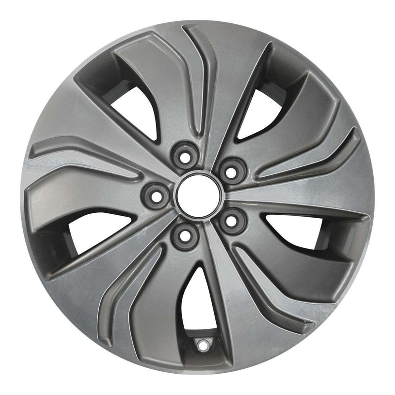 2013 hyundai sonata wheel 17 machined charcoal aluminum 5 lug w70864mc 1