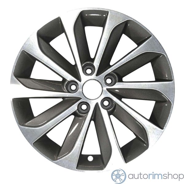 2017 hyundai sonata wheel 17 machined charcoal aluminum 5 lug w70877amc 3