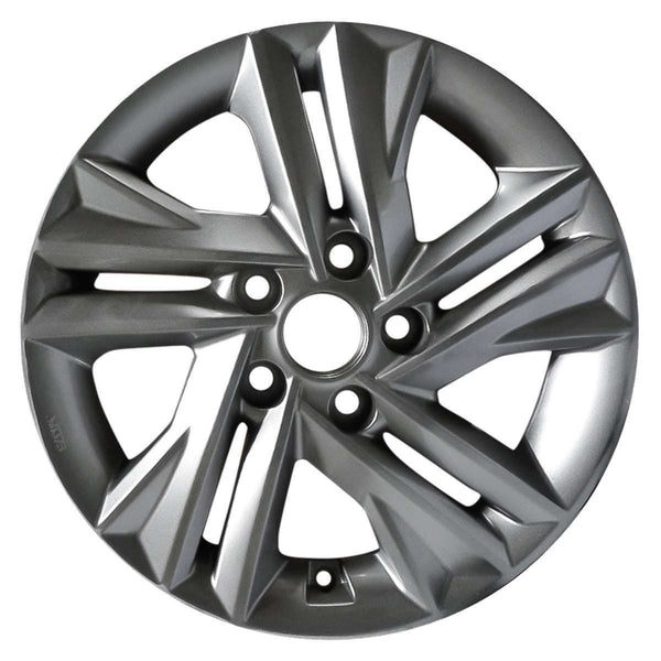 2019 hyundai elantra wheel 16 silver aluminum 5 lug rw70944s 1