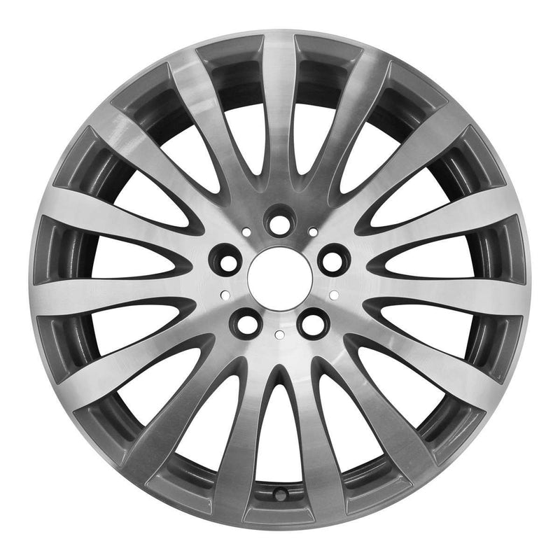 2009 bmw 528i wheel 19 machined charcoal aluminum 5 lug w71154mc 6