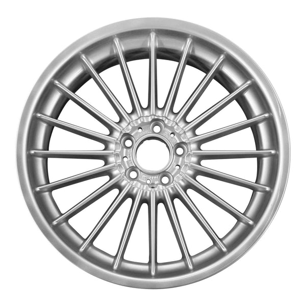 2008 bmw alpina wheel 21 silver aluminum 5 lug w71165s 2