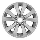 2010 bmw 650i wheel 18 silver aluminum 5 lug w71213s 5