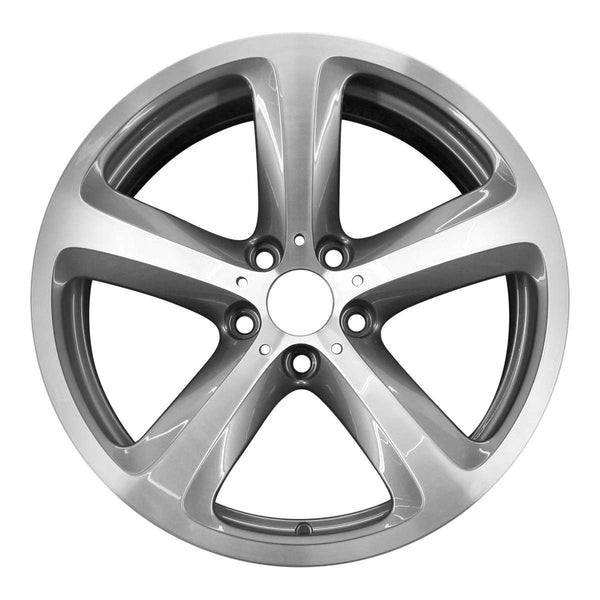 2010 bmw 650i wheel 19 machined charcoal aluminum 5 lug w71217mc 5