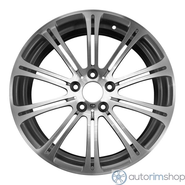 2010 bmw m3 wheel 19 polished charcoal aluminum 5 lug w71234pc 5