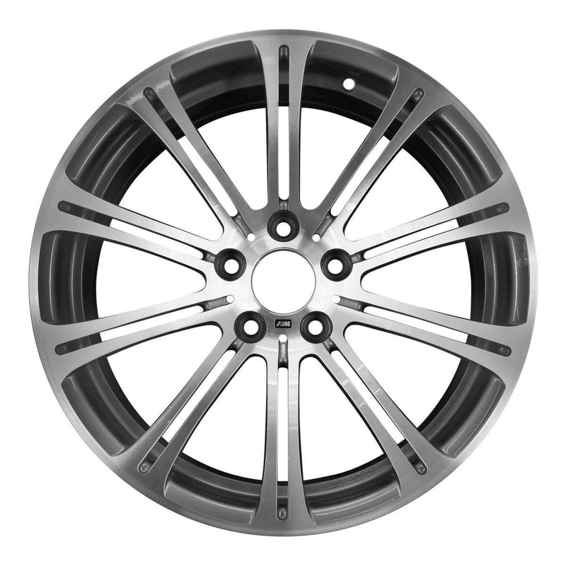 2007 bmw m3 wheel 19 polished charcoal aluminum 5 lug w71235pc 2