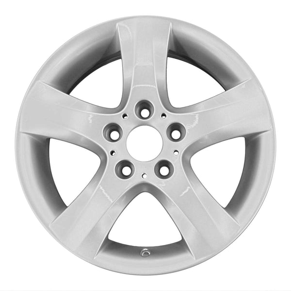 2009 bmw 128i wheel 17 silver aluminum 5 lug w71248s 4