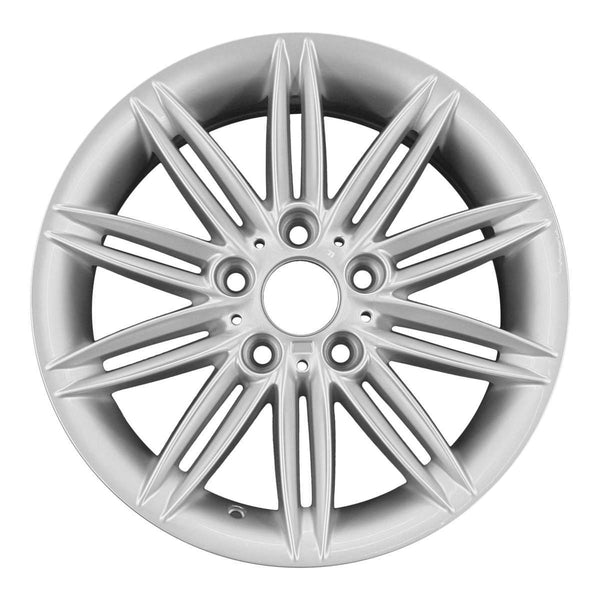 2009 bmw 135i wheel 17 silver aluminum 5 lug w71252s 5