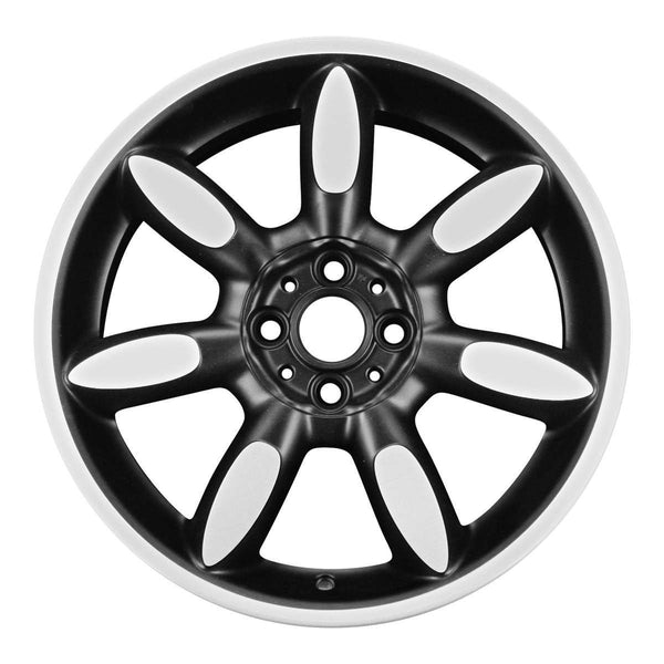 2014 mini cooper wheel 17 machined gloss black aluminum 4 lug w71265mb 14