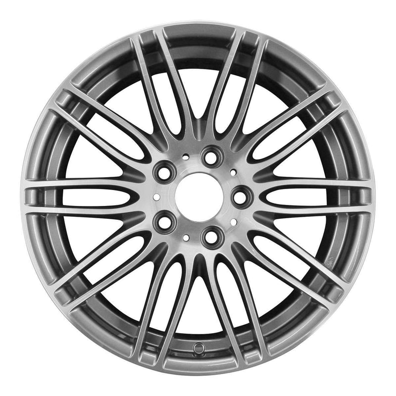 2011 bmw 135i wheel 18 machined charcoal aluminum 5 lug w71295mc 10