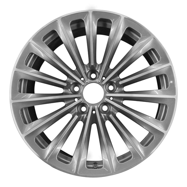 2014 bmw 750lxi wheel 19 machined charcoal aluminum 5 lug w71336mc 37