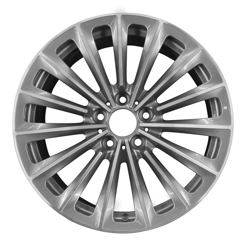 2015 bmw 550xi wheel 19 machined charcoal aluminum 5 lug w71336mc 96