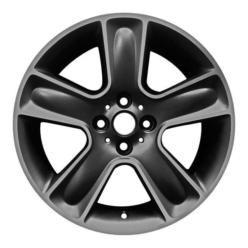 2010 mini cooper wheel 17 machined gloss black aluminum 4 lug w71351mb 2