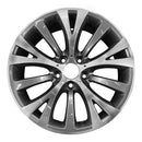 2012 bmw 550xi wheel 19 machined charcoal aluminum 5 lug w71369mc 80