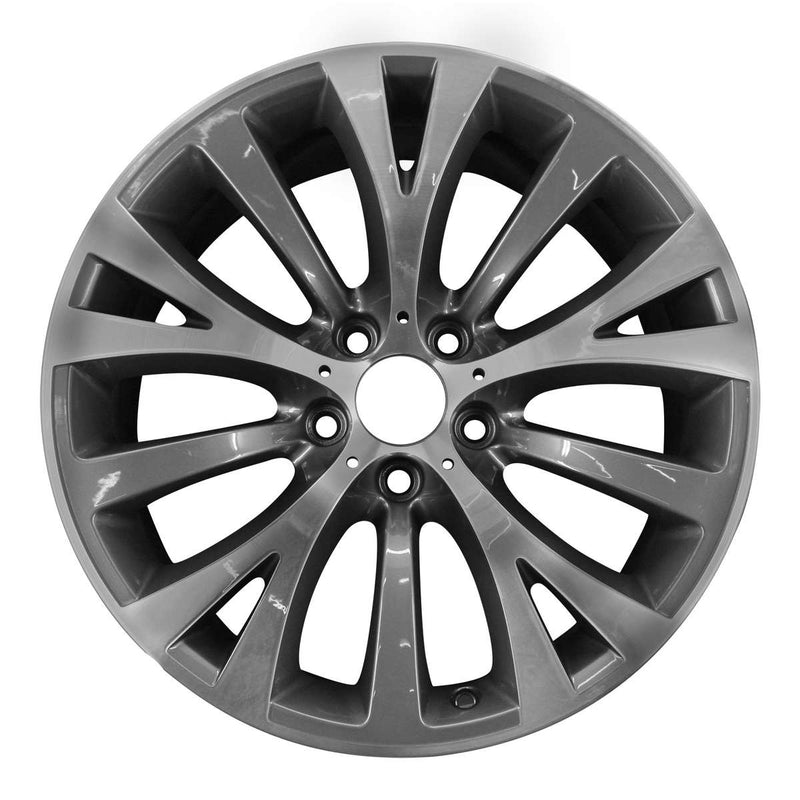 2012 bmw 750i wheel 19 machined charcoal aluminum 5 lug w71370mc 60