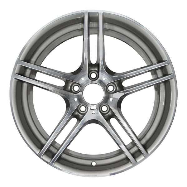 2012 bmw 335d wheel 19 machined charcoal aluminum 5 lug w71390mc 36