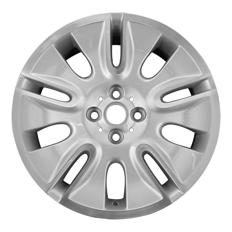 2013 mini cooper wheel 17 machined silver aluminum 4 lug w71399ms 5