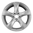 2012 bmw 640i wheel 20 silver aluminum 5 lug w71422s 5