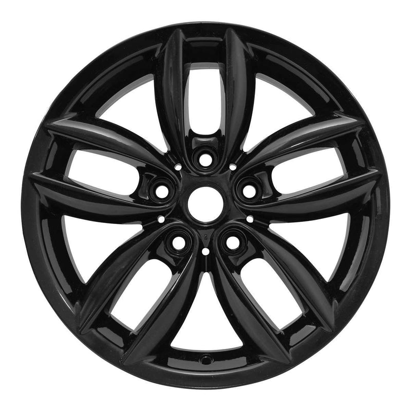 2015 mini cooper wheel 17 black aluminum 5 lug w71488b 5