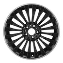 2011 bmw 528i wheel 20 machined black aluminum 5 lug w71528mb 1
