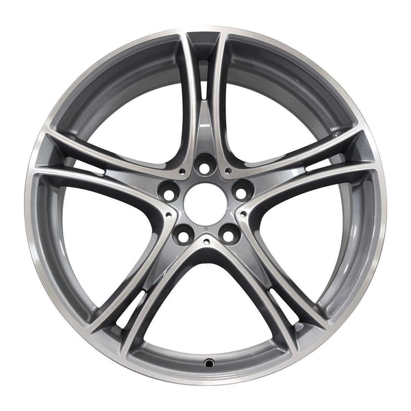 2015 bmw activehybrid wheel 20 machined charcoal aluminum 5 lug w71549mc 42