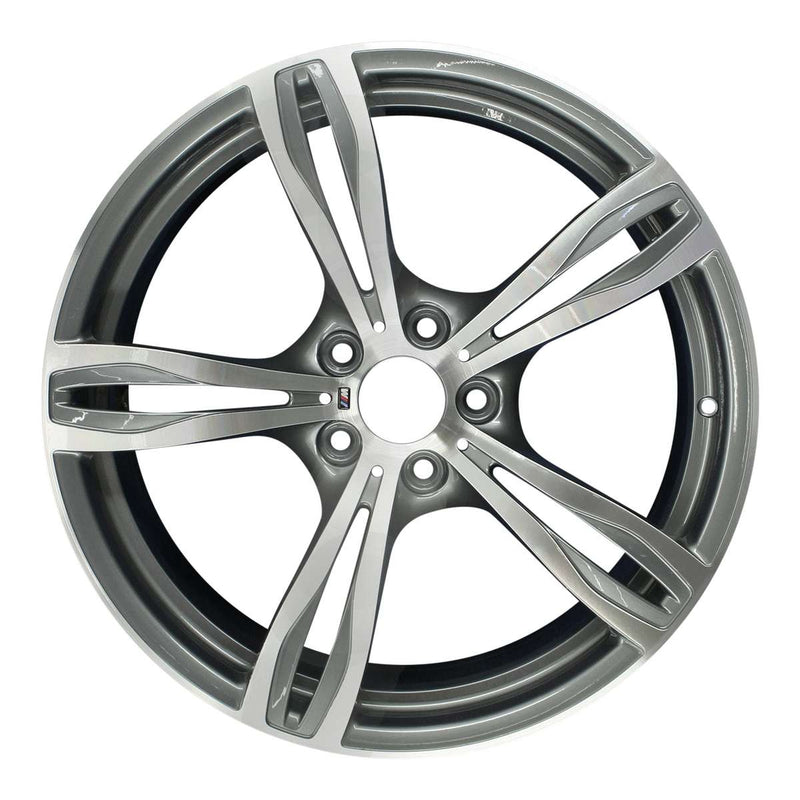 2012 bmw m5 wheel 20 polished charcoal aluminum 5 lug w71560pc 1