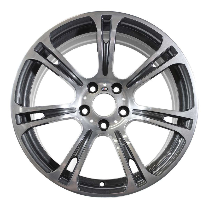 2013 bmw m6 wheel 19 polished charcoal aluminum 5 lug w71576pc 2