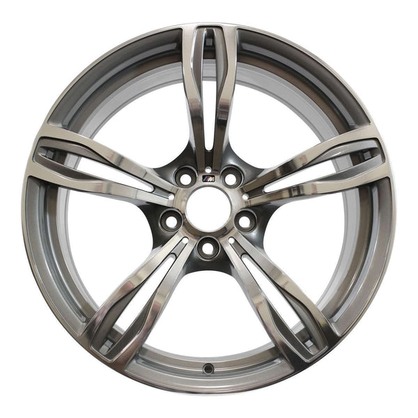 2012 bmw m6 wheel 20 polished charcoal aluminum 5 lug w71577pc 1