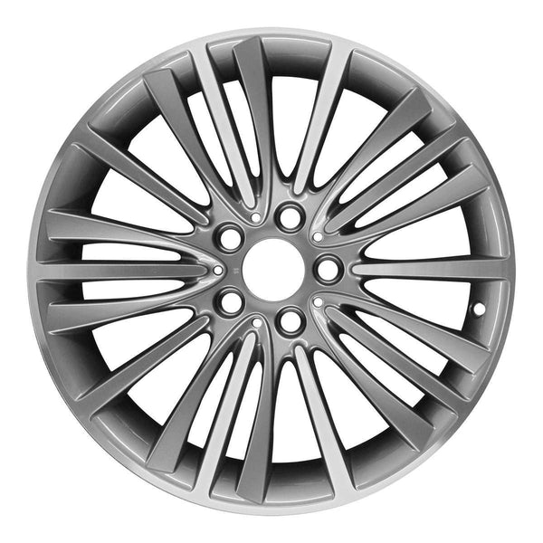 2017 bmw 650i wheel 19 machined charcoal aluminum 5 lug w71583mc 36
