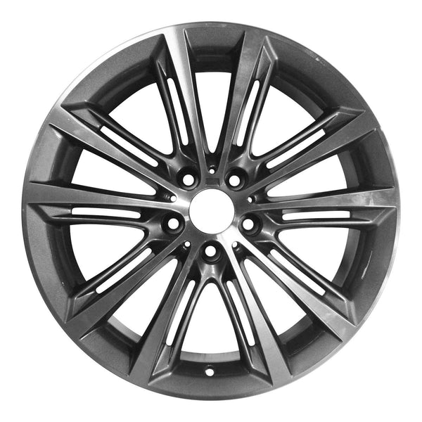 2013 bmw 640i wheel 20 machined charcoal aluminum 5 lug w71585mc 18