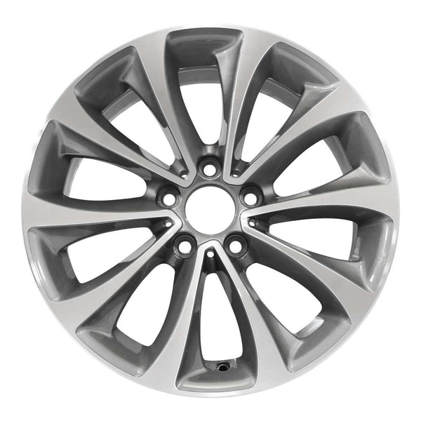 2018 bmw 650i wheel 18 machined charcoal aluminum 5 lug w71628mc 38