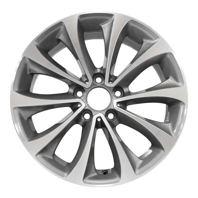 2014 bmw activehybrid wheel 18 machined charcoal aluminum 5 lug w71628mc 23