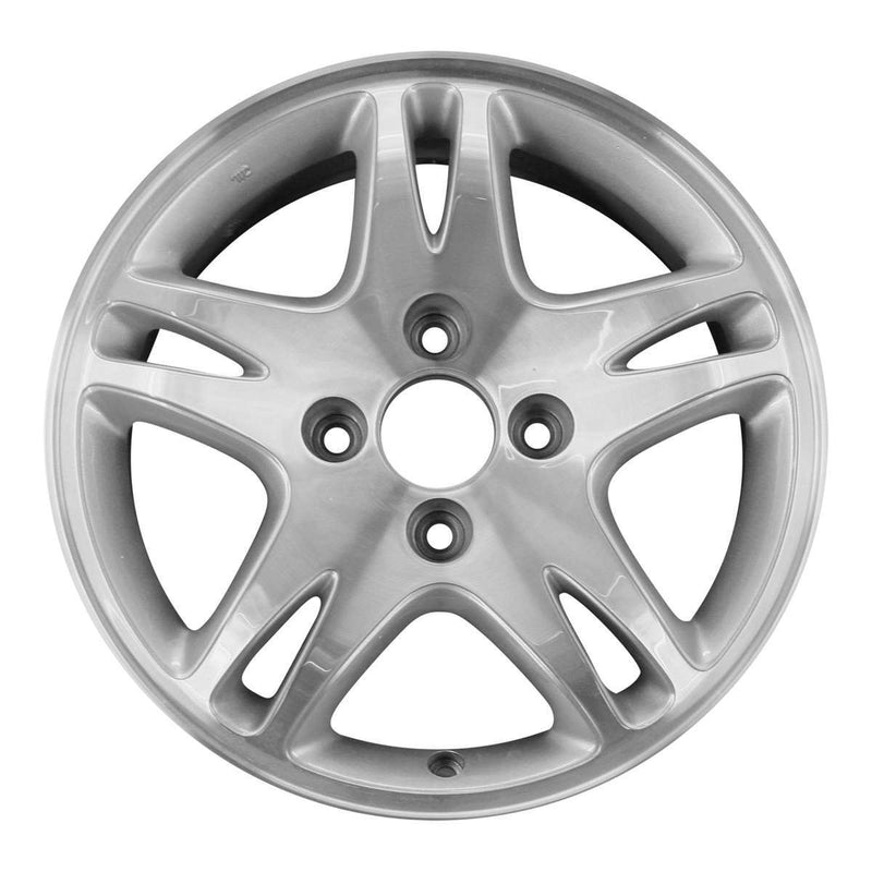 1998 acura cl wheel 16 machined silver aluminum 4 lug w71680ms 1