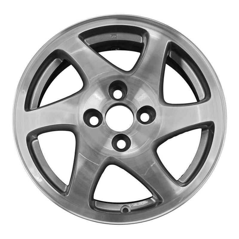 2001 acura integra wheel 15 machined charcoal aluminum 4 lug w71682mc 4