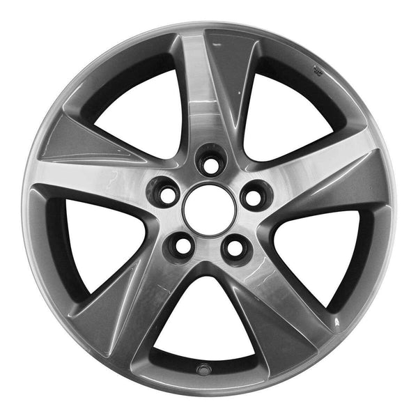 2010 acura tsx wheel 17 machined charcoal aluminum 5 lug w71781mc 2