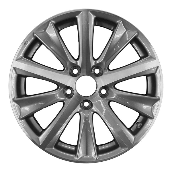 2014 acura ilx wheel 17 machined charcoal aluminum 5 lug w71809mc 2