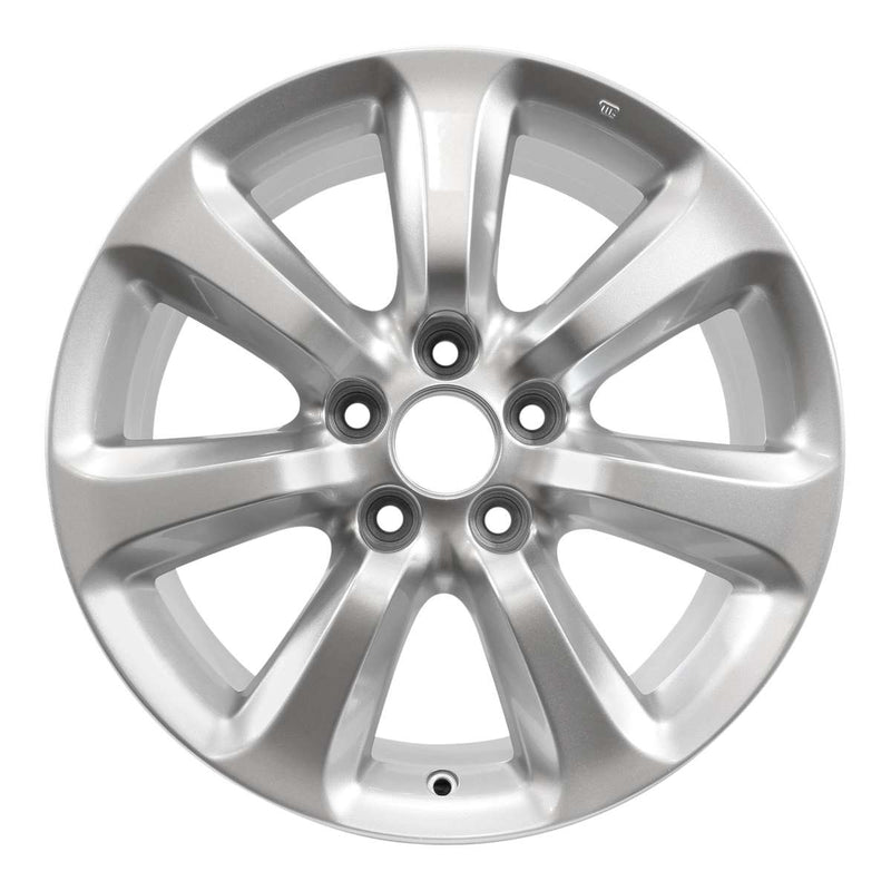 2015 acura rlx wheel 18 silver aluminum 5 lug w71823s 2